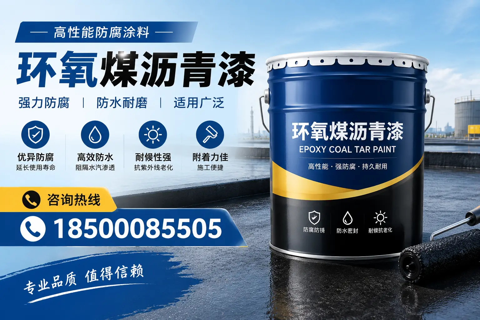 环氧煤沥青漆的主要成分与功能,宿城用户深度了解